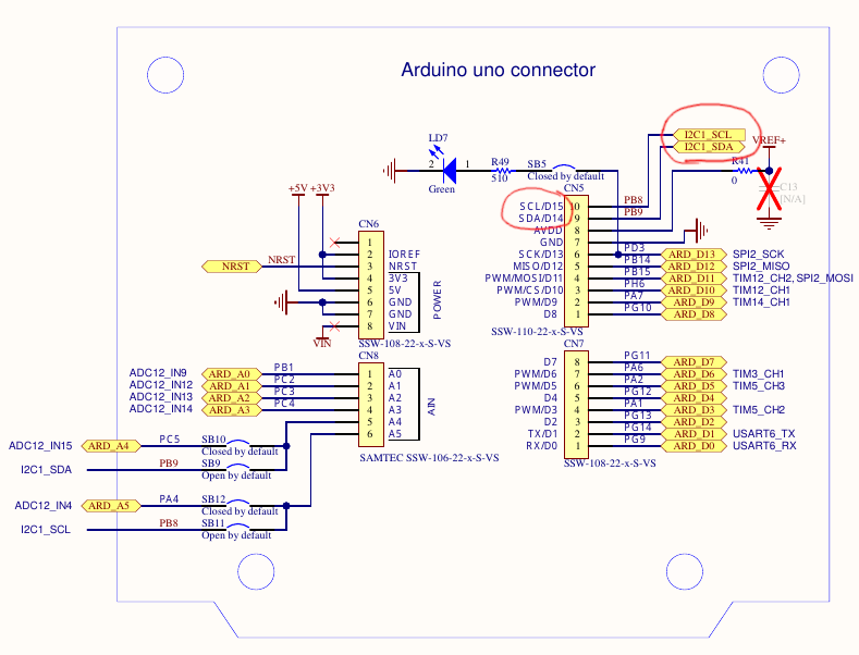 Alt I2C connections